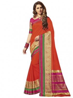 Indian New Fashion Ethnic Designer Banarasi Silk Saree With Free Blouse